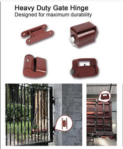 RF bas prix boulon pivotant robuste sur le poteau de charnière de porte en acier au carbone charnière de porte d'entrée à fermeture automatique réglable - Product Image 4