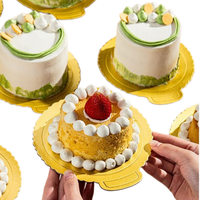 Plateau rond en carton ondulé de 4, 6, 8, 10, 12 pouces avec logo personnalisé, qualité alimentaire 12 mm, pour gâteaux