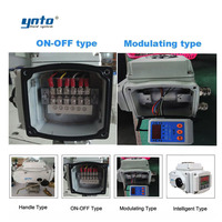 YNTO Rotork On/Off Type modulant vannes d'actionneur électrique rotatif 150LB acier inoxydable 304/316 contrôle fonte gazole