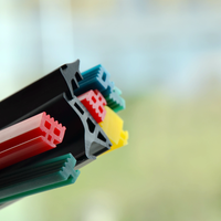 Bande d'étanchéité en caoutchouc pour porte de fenêtre, 5 m, en Silicone, EPDM, bande en éponge d'extrusion, joint d'étanchéité, en aluminium