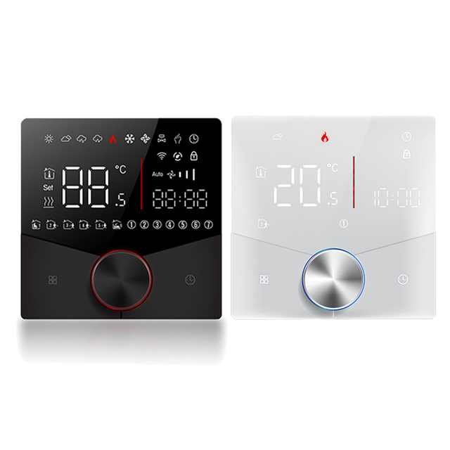 Beca Smart BHT-009 Matter Thermostat Alexa/Google Home App Control LED Screen Underfloor Water Heating Gas Boiler Knob Hotels