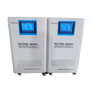 Three Phase Static SCR AVR 80KVA / 64KW contactless type industrial use wide range Automatic Voltage stabilizer / Regulator