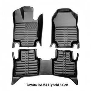 Alfombrillas de Coche de Cuero 5D Personalizadas para <span class=keywords><strong>Land</strong></span> <span class=keywords><strong>Cruiser</strong></span> 300 200 Prado 150 <span class=keywords><strong>120</strong></span> FJ100, Impermeables, 20 mm de Grosor, Juego Completo de 4 Piezas - Product Image 5