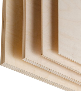 Feuilles de tranches de bois découpées au Laser inachevées panneau de contreplaqué laminé panneau de toile peinture <span class=keywords><strong>Plaque</strong></span> en bois cadre photo panneau de support - Product Image 2