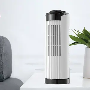 Ventilador de torre de mesa eléctrico sin cuchilla de refrigeración por aire silencioso pequeño portátil para el hogar