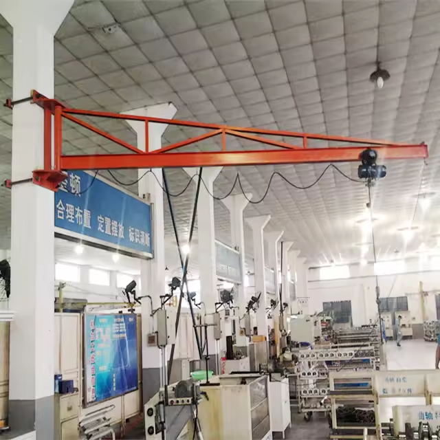 Material Handling Wall Cantilever Crane 3T Foot Fixed Jib Crane