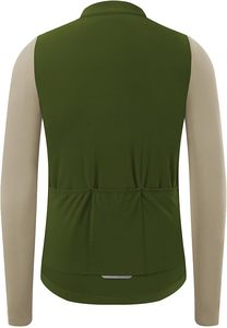 Maglia da <span class=keywords><strong>Ciclismo</strong></span> <span class=keywords><strong>Invernale</strong></span> da Uomo in Pile 100% Poliestere di Alta Qualità, Taglie Forti, Manica Lunga, Colore a Contrasto - Product Image 4