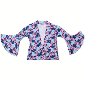 E3 Venta al por Mayor, Bata de Bebé para Niña, Manga Larga, Poliéster/Algodón, Impermeable, Reversible, con Estampado Personalizado - Product Image 5