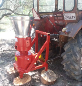 Utilisation en extérieur entraînée par un tracteur MKL229 à trois rouleaux PTO sciure de bois de <span class=keywords><strong>hêtre</strong></span> machine à granulés de balle de riz - Product Image 4