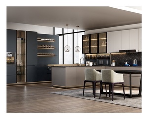 Úc Phong Cách Tủ Bếp Bìa Nhựa Sàn Gỗ Rắn Melamine - Product Image 2