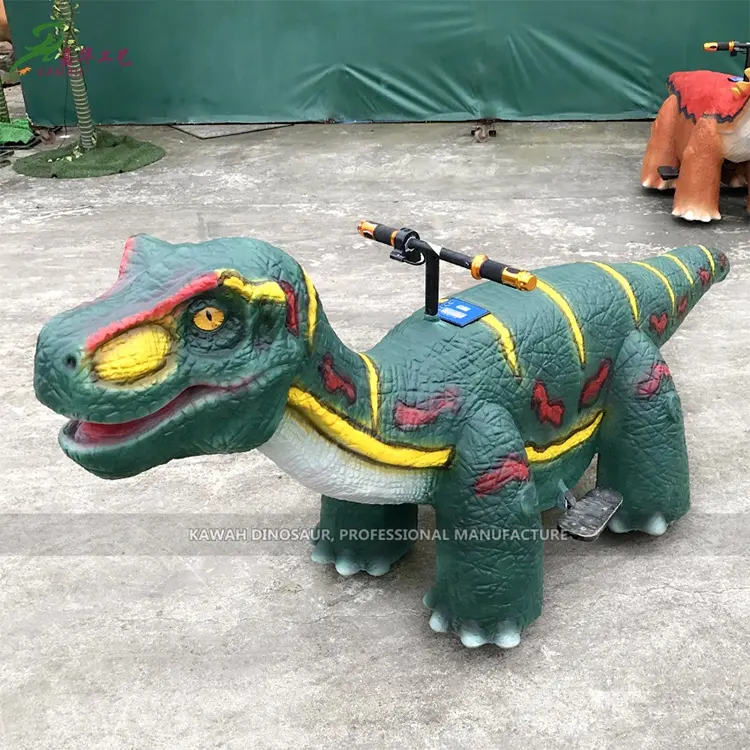 Amusement Park Products Ride on Dinosaurs Coin-operated Electric Animatronic Kiddie Dinosaur Ride for Mall
