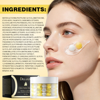Crème en capsules perles bicolores au rétinol et peptides de marque propre, Crème énergisante à la vitamine C, Crème visage en forme de pilule OEM