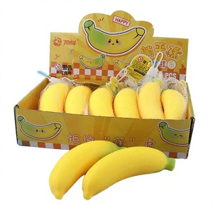 Wholesale Filled Sand TPE Banana Venting <b>Squeeze</b> Squishy Fidget Anti-Stress <b>Ball</b> Toy for Ages 14+ - Product Image 3