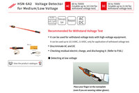 In-stock Japanese HASEGAWA Imported HSN-6A2 High-Low Voltage Detector