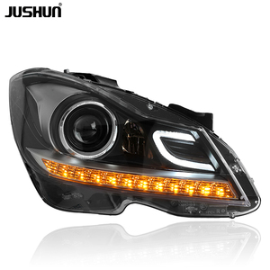 JUSHUN Upgrade fari per <span class=keywords><strong>Mercedes</strong></span> <span class=keywords><strong>Benz</strong></span> <span class=keywords><strong>C</strong></span> <span class=keywords><strong>W204</strong></span> 11-14 C180 C200 C260 lampada frontale per proiettore - Product Image 2
