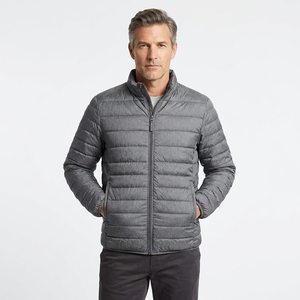 Blouson matelassé camouflage unisexe imperméable coupe-vent d'hiver à col mandarin avec fermeture éclair coupe régulière HIGH STREET à capuche - Product Image 3