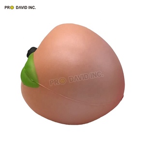 สควิชชี่พีชสีมุกประกายวิบวับ ทำจากโฟม PU บรรเทาความเครียด ของขวัญแจกฟรี - Product Image 5