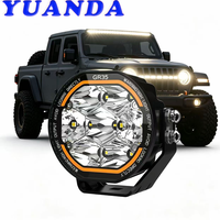 Projecteur LED tout-terrain 3,5 pouces 100W IP67 étanche, éclairage de toit, phare de conduite, feu antibrouillard pour Tank Jeep Wrangler Ford Bronco SUV