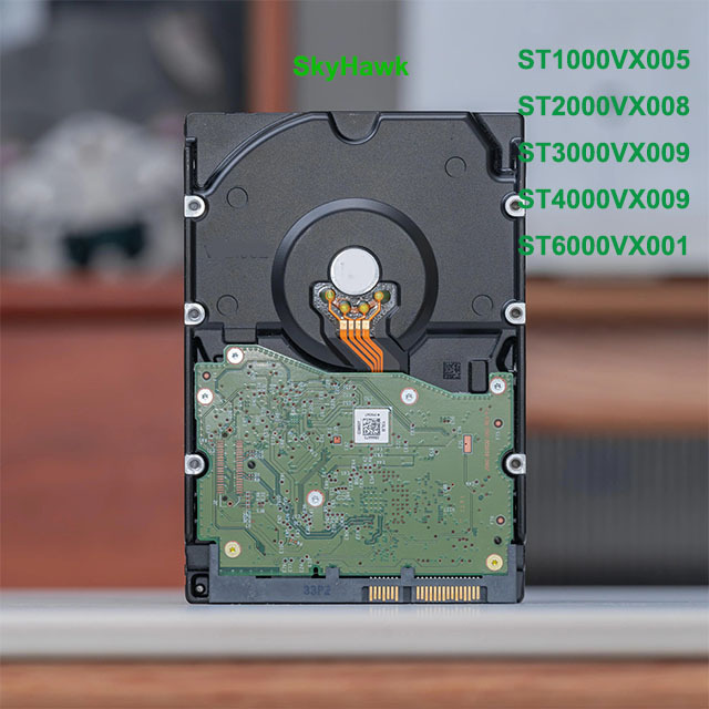 Hard Disk for ST6000VX001 SkyHawk 6TB 3.5 Inch SATA 6Gb/s 5900 RPM 256MB Internal Hard Drive for Enterprise Security System