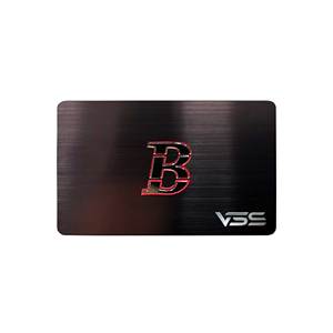 Luxe aluminium metalen RFID-kaart blanco visitekaartjes programmeerbaar met NFC - Product Image 2