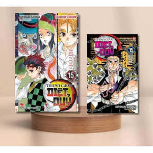 Décoration de chambre d'adolescent, design animal cartoon en PVC métallique, double face, Demon Slayer N. 15 Variant, inspiré de l'animation japonaise - Product Image 1