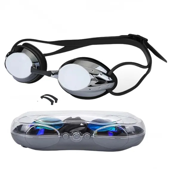 Profesyonel silikon yarış Arena yüzme gözlükleri göz koruması yüzücü gözlükleri yaz yetişkin anti-sis UV küçük yüzmek gözlük