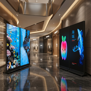 จอแสดงผล LED พับได้ในร่ม ความละเอียด 4K ความสว่าง 5000cd 178 °   แผงโฆษณา CMS ในตัวพร้อมมุมมองการมองเห็นที่หลากหลาย - Product Image 4