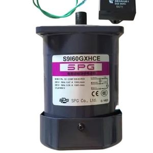 Motor de CA SPG S9I60GXHCE de 50W y 220V con cabezal de engranajes de control de velocidad IP23 - Product Image 1