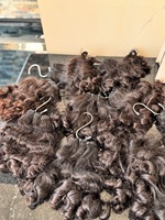 Lot de Cheveux Humains 100% Naturels, Cuticules Intactes, Donneur Unique, Nouvelle Boucle, Nouveau Style, Ondulation Naturelle, Boucle Birmane, Boucle Indienne, Qualité Usine