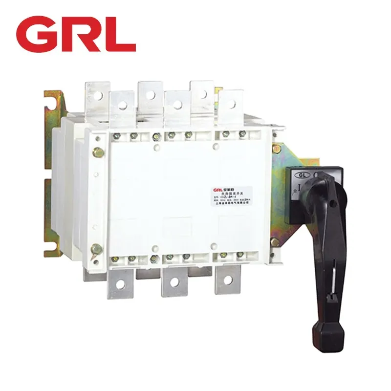 HGLZ Manual Transfer Switch comutador elétrico monofásico interruptor de comutação automática