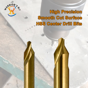 <span class=keywords><strong>Broca</strong></span> <span class=keywords><strong>de</strong></span> Centrado HSS Warrior's Bit, Ángulo <span class=keywords><strong>de</strong></span> 60 Grados, Alta Velocidad, Precisión, Recubrimiento <span class=keywords><strong>de</strong></span> Titanio, Vástago Redondo para Perforación <span class=keywords><strong>de</strong></span> Metal CNC - Product Image 2