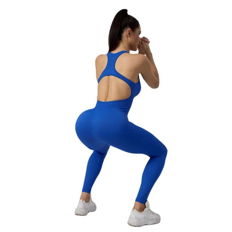 New jumpsuits phụ nữ Playsuit Yoga sportsuit ăn Mặc romper quần vợt phòng tập thể dục Bộ của phụ nữ phù hợp với mặc quần áo tập thể dục Jumpsuit