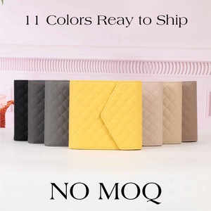 Organizador de carpetas de dinero de cuero acolchado A7 más vendido de Ins con hojas volantes y bolsas disponibles como sobre de cuero/soporte para documentos - Product Image 2