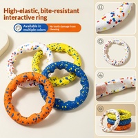 Jouet pour chien et chat ETPU, anneau de traction pour grands chiens, durable, résistant à la mastication, pour jeu interactif, jouet de tirage, jouet éducatif pour le nettoyage des dents, jouet à lancer
