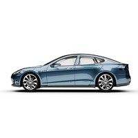 KING MARTIN Film de protection de peinture sans DMF, autocollants pour carrosserie automobile, adaptés aux voitures Tesla, bleu glacier, TPU, couleur PPF