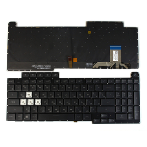 Laptop Keyboard Black Plastic Non Backlit RU for ROG Strix G713 G713Q G713QY G713QE G713QM G713QR - Product Image 1
