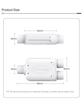 Extender PoE Mini Ukuran 10/100Mbps 2 Port Full-Duplex/Half-Duplex Tahan Air IP66 IEEE802.3af/at Outdoor, Mendukung VLAN, Daya Maksimum 25.5W