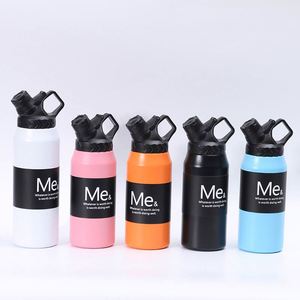 Grande tasse de sport en acier inoxydable 304, 750 ml, 950 ml, thermos à double paroi isolé sous vide avec poignée - Product Image 2