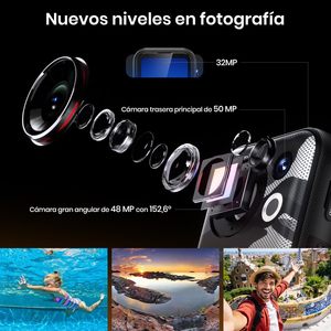 Téléphone robuste FOSSIBOT F116 Pro 5G, écran 4 pouces 120Hz, caméra 4K, 36 Go + 256 Go, smartphone Android de poche - Product Image 4