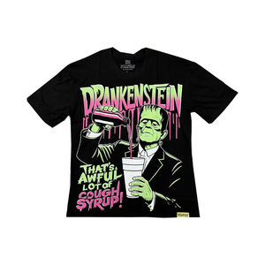 T-Shirt ALOCS Cough Syrup Records Traspirante per l'Estate di Destodubb, 100% Cotone, Magliette Personalizzate per Uomo, Abbigliamento Streetwear - Product Image 2