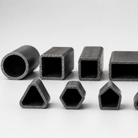 Tube en acier hexagonal creux triangulaire en forme de citron ST52 ST37 61x4mm, tube d'arbre de transmission rotatif pour machines
