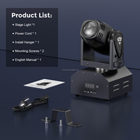 U`King Mini 10W Beam Moving Head Light RGBW Disco DJ Licht DMX Bühnenlicht für Hochzeit Party Nachtclub Tanzhalle KTV