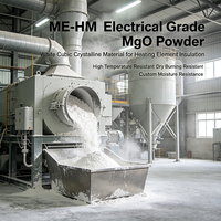 Poudre d'oxyde de magnésium de qualité électrique MgO pour éléments chauffants, matériau d'isolation électrique haute température, fabricant