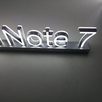 Lumière LED en acrylique personnalisée pour panneau lumineux, logo, numéro de maison, mur, caractères 3D, logo de magasin, mini lettres