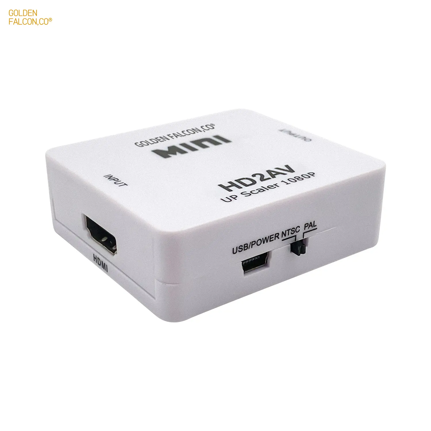 HDMI2AV HD-MI для аудио-видео адаптера HD-MI к RCA аудио-видео конвертер 1080P для ТВ ноутбук