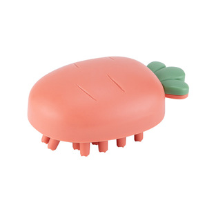 Silicone <b>Bath</b> <b>Brush</b> Oval Shape With Soft Bristles For Baby And Adult Massage Use - Product Image 2