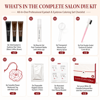 Kit professionnel de teinture pour cils et sourcils, trois crèmes colorantes de 10 ml (noir, brun, café) avec gel nourrissant pour salons, OEM