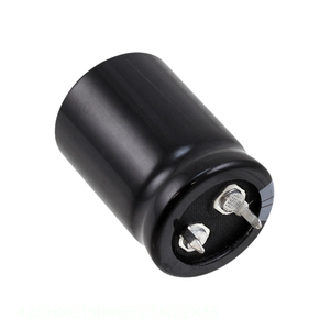 Original <b>CAP</b> ALUM 150UF 20% 420V <b>SNAP</b> TH Through Hole 420HXG150MEFCSN22X35 150 uF Capacitor - Product Image 1