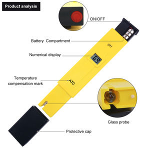 उच्च परिशुद्धता <span class=keywords><strong>ph</strong></span> मीटर हैंडहेल्ड प्लास्टिक पीने के पानी के लिए सटीक <span class=keywords><strong>ph</strong></span> परीक्षक - Product Image 4