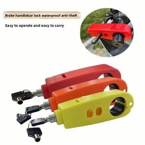 Cerradura de Manillar de Plástico Keyma con Llave de Tres Orificios, Impermeable, Portátil, Antirrobo, Universal para Bicicletas Eléctricas, Antirrayas, con Bocina 1 - Product Image 3